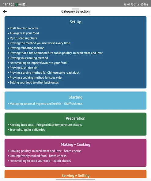 Business tasks